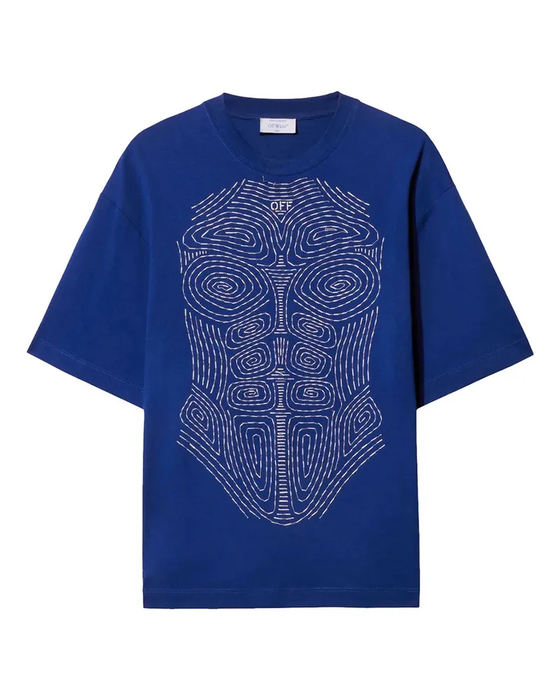 OFF-WHITE Top - Blau Blau