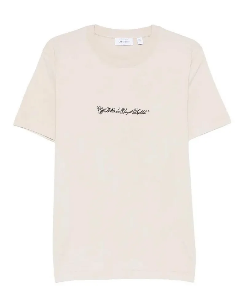 OFF-WHITE T-Shirt - Taupe Taupe