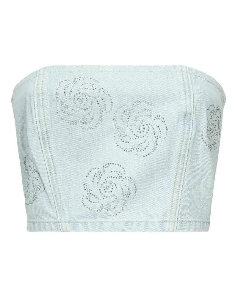 ROTATE Birger Christensen Top - Blau Blau