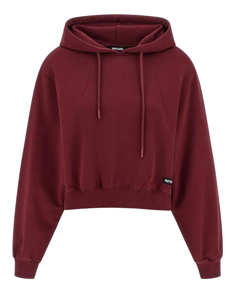 ROTATE Birger Christensen Sweatshirt - Dunkelrot Dunkelrot