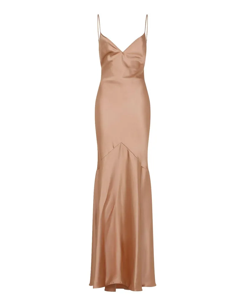 Elisabetta Franchi Knielanges Kleid - Braun Braun