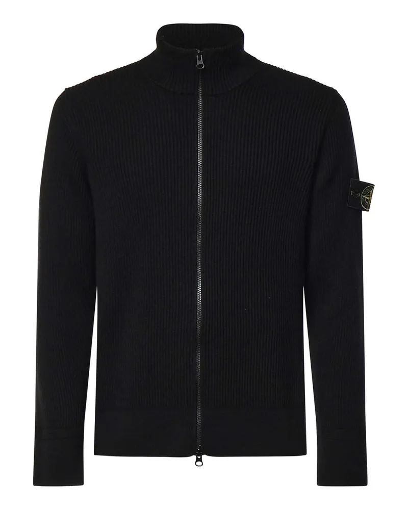 Stone Island Rundhalspullover - Schwarz Schwarz
