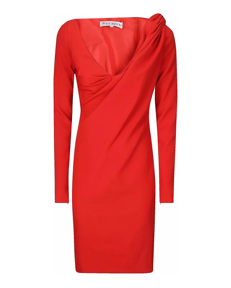 J.W.Anderson J. W. Anderson Knielanges Kleid - Bunt Rot