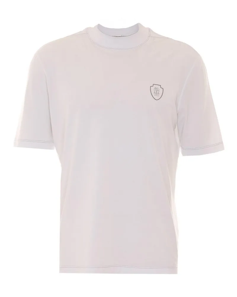 Brunello Cucinelli T-Shirt - Weiß Weiß