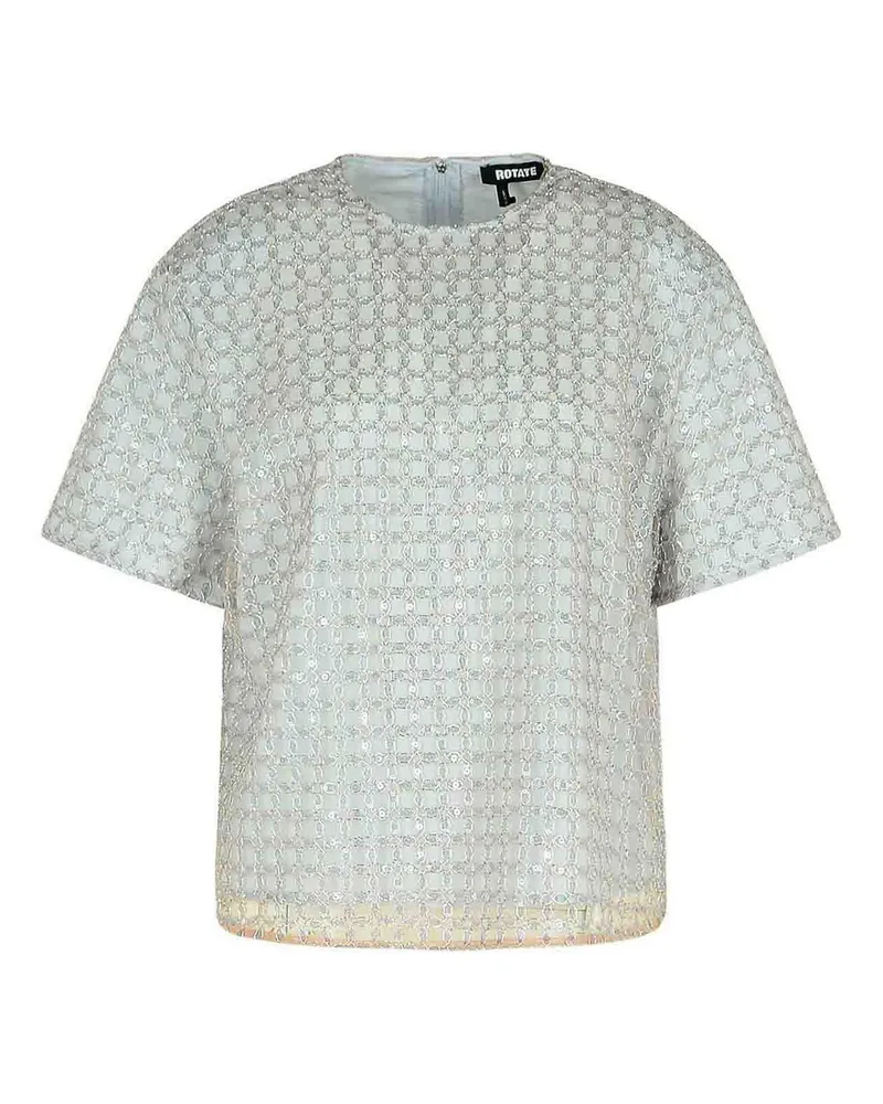 ROTATE Birger Christensen T-Shirt - Beige Beige