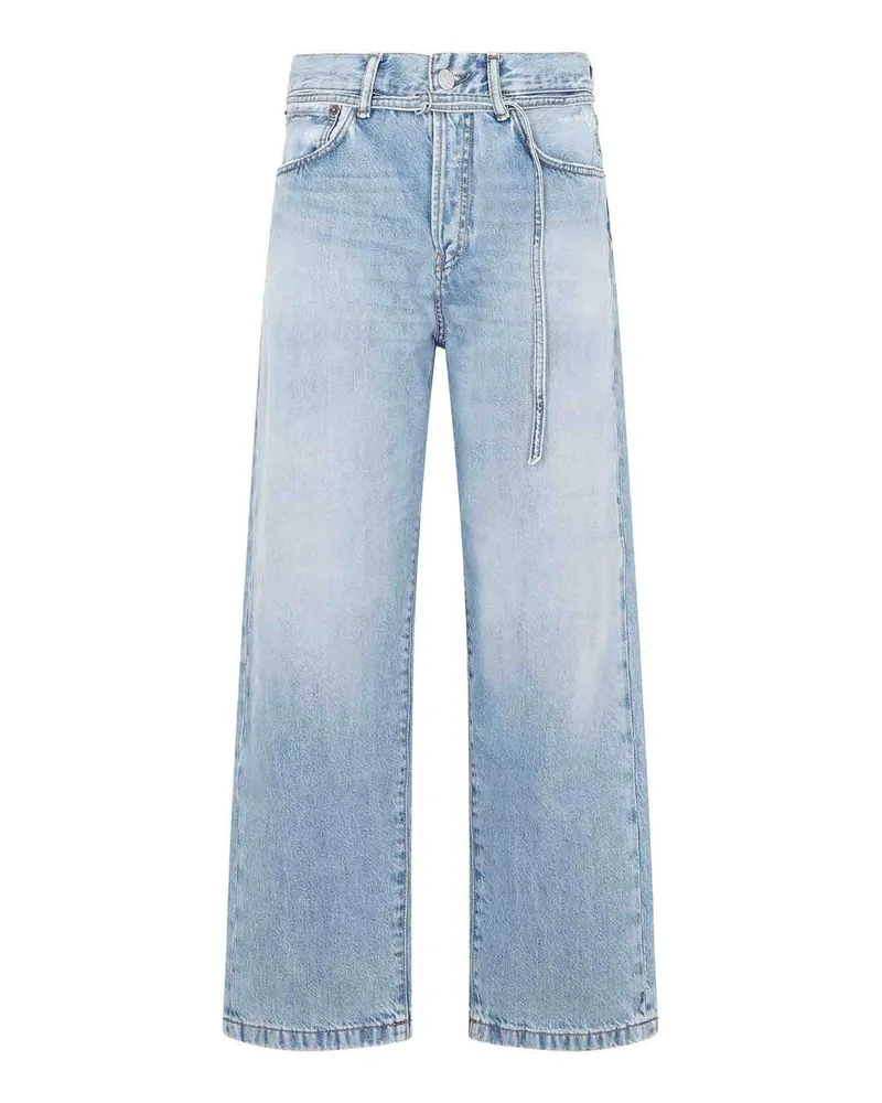 Acne Studios Straight Leg Jeans - Hellblau Hellblau
