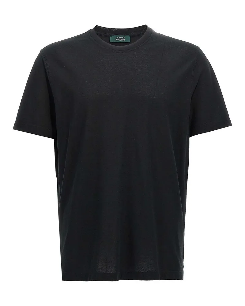 Zanone T-Shirt - Schwarz Schwarz