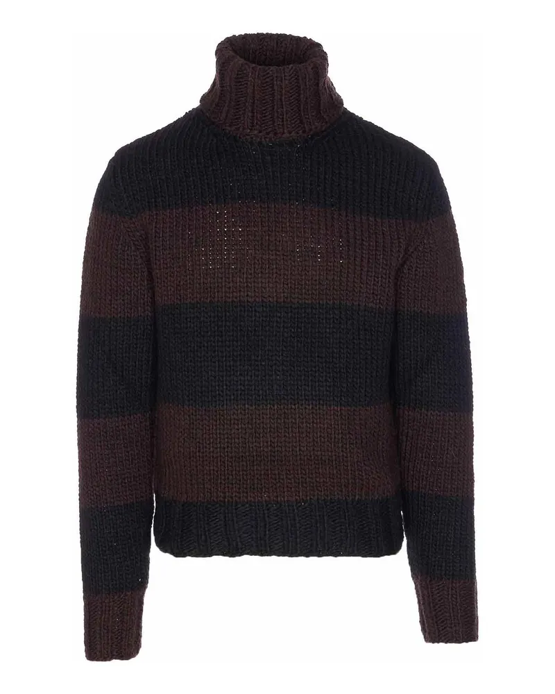 Dolce & Gabbana Rundhalspullover - Schwarz Schwarz