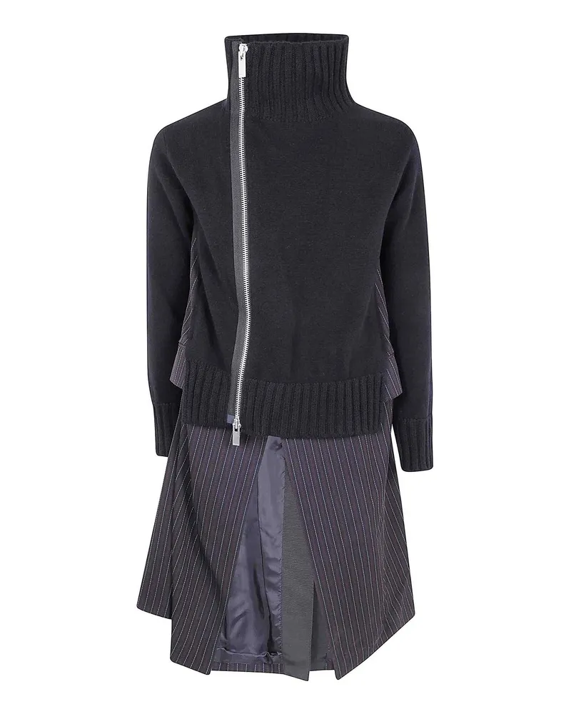 Sacai Eleganter Anzug - Schwarz Schwarz