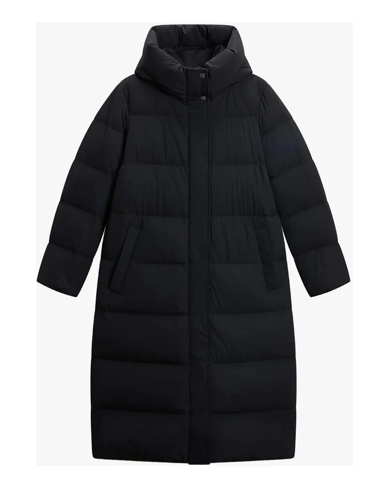 Woolrich Langer Mantel - Schwarz Schwarz