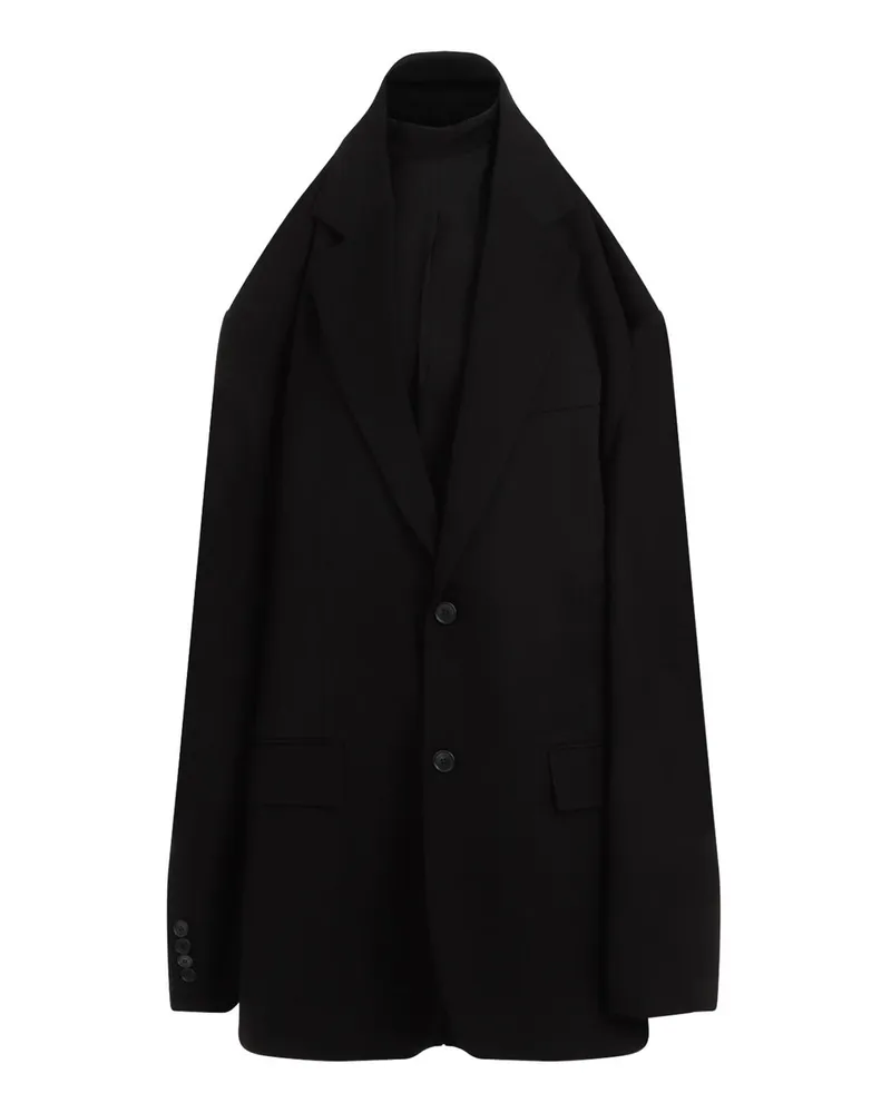 Balenciaga Knielanges Kleid - Schwarz Schwarz