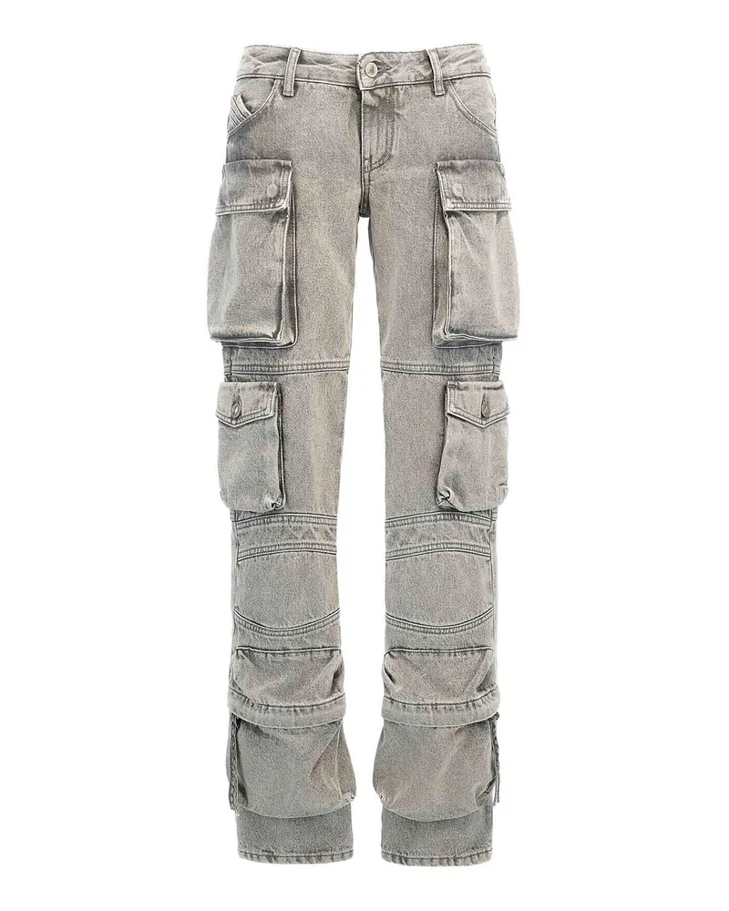 ATTICO Bootcut Jeans - Grau Grau