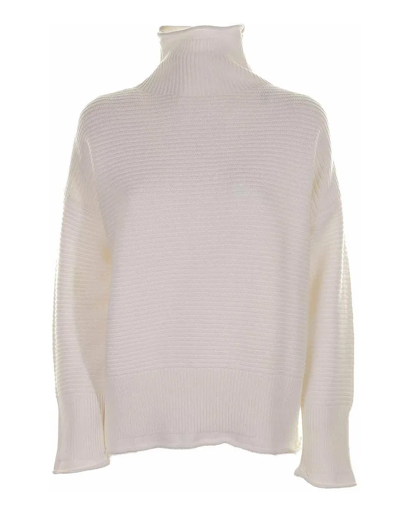 Eleventy Rollkragenpullover - Weiß Weiß
