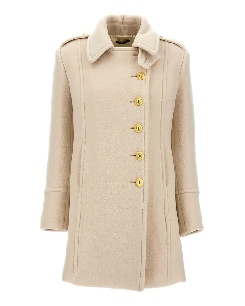 Tom Ford Kurzer Mantel - Weiß Weiß