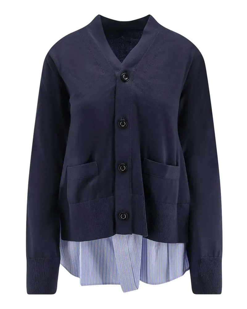 Sacai Cardigan - Blau Blau