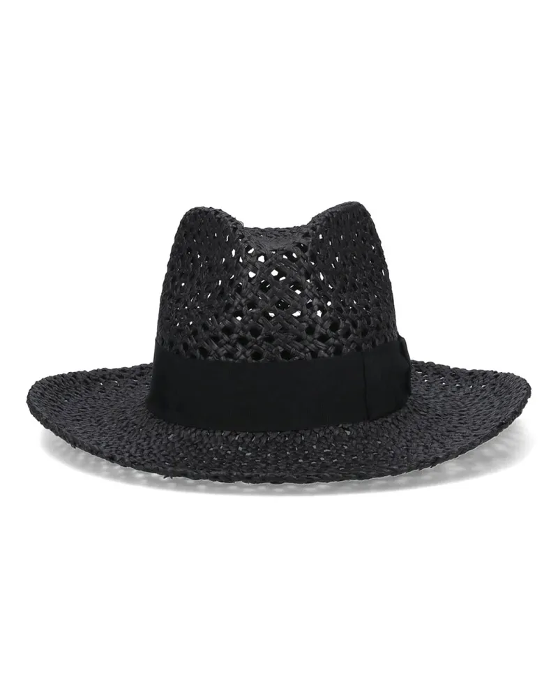 Borsalino Hut - Schwarz Schwarz