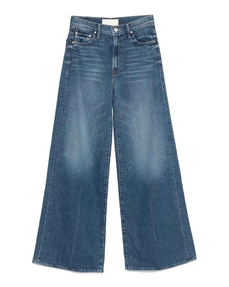 Mother Schlagjeans - Jeansblau Jeansblau