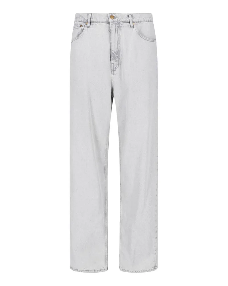 Jil Sander Straight Leg Jeans - Grau Grau