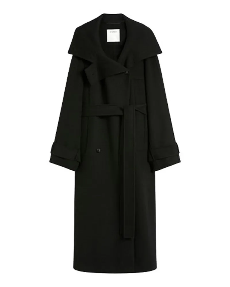 SPORTMAX Trenchcoat - Schwarz Schwarz