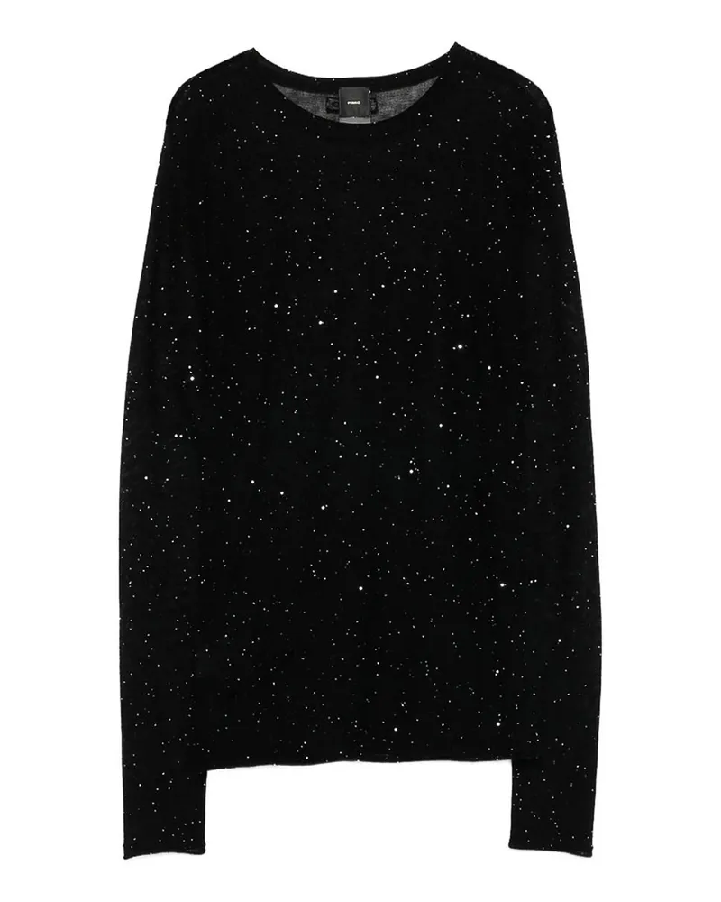 Pinko Rundhalspullover - Schwarz Schwarz