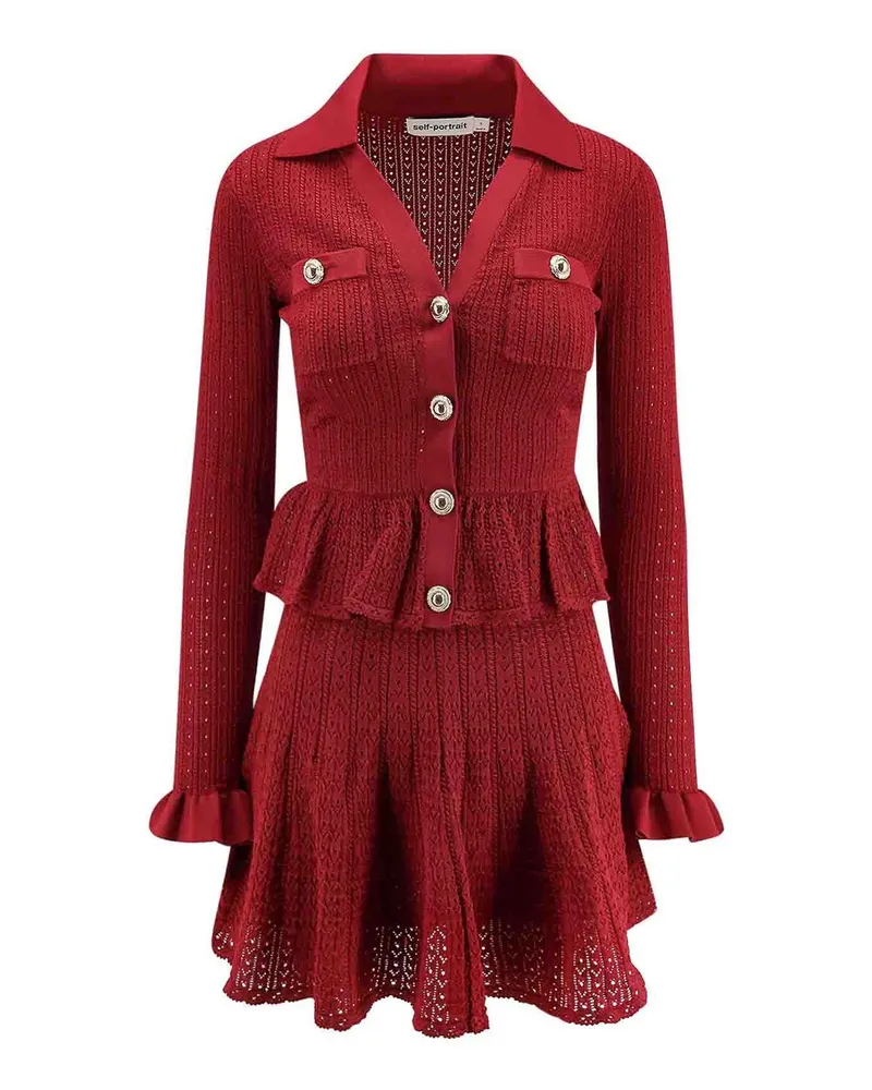 Self-Portrait U-Boot-Pullover - Lila Lila