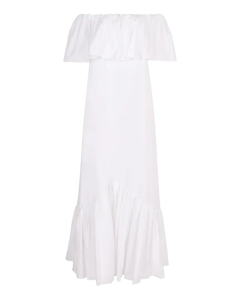 Max Mara Maxikleid - Weiß Weiß