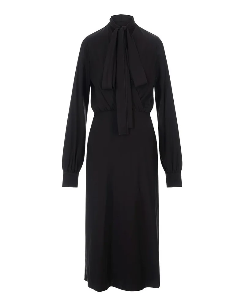 SPORTMAX Maxikleid - Schwarz Schwarz