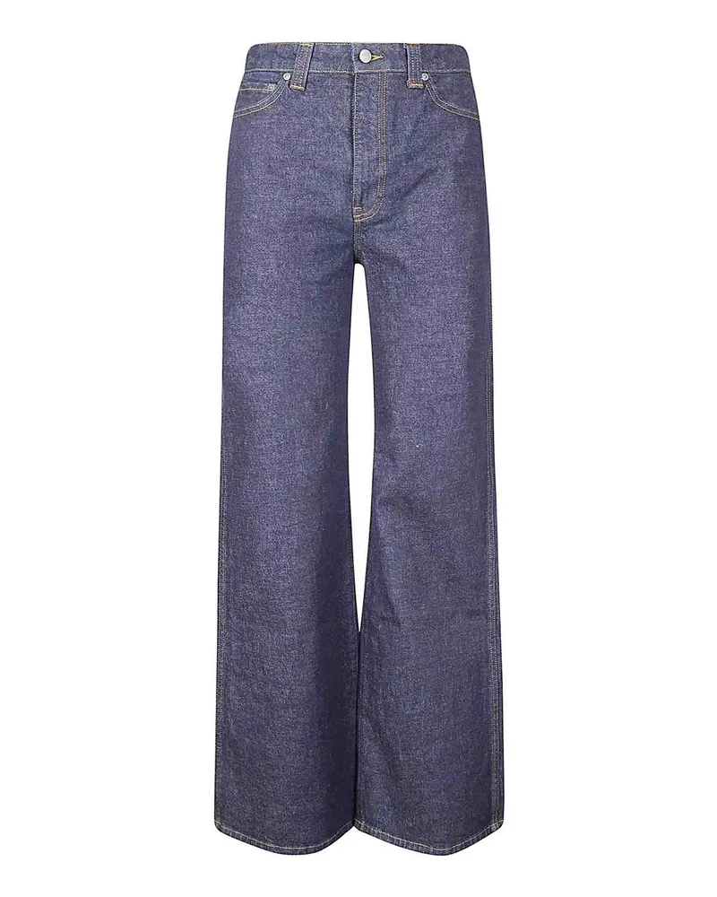 KHAITE Straight Leg Jeans - Blau Blau