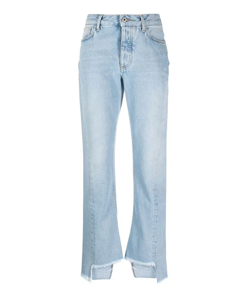 OFF-WHITE Straight Leg Jeans Helles