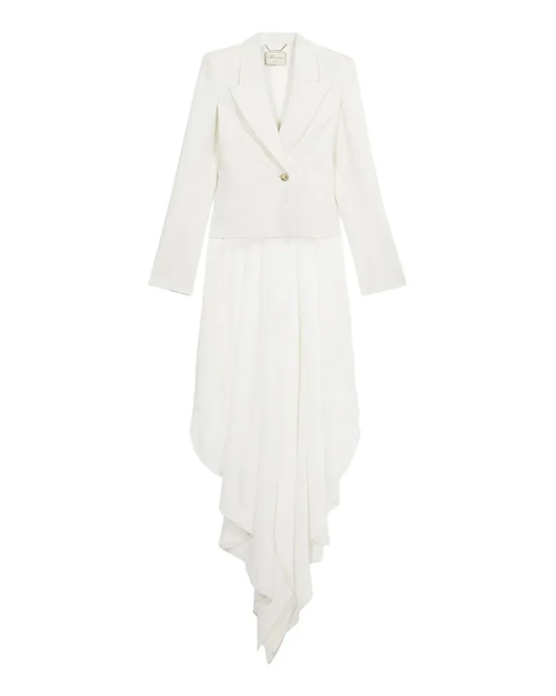 Blumarine Knielanges Kleid - Weiß Weiß