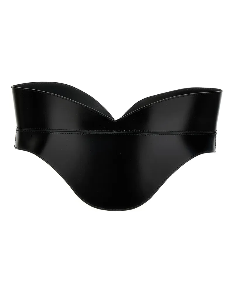 Alexander McQueen Gürtel - Schwarz Schwarz