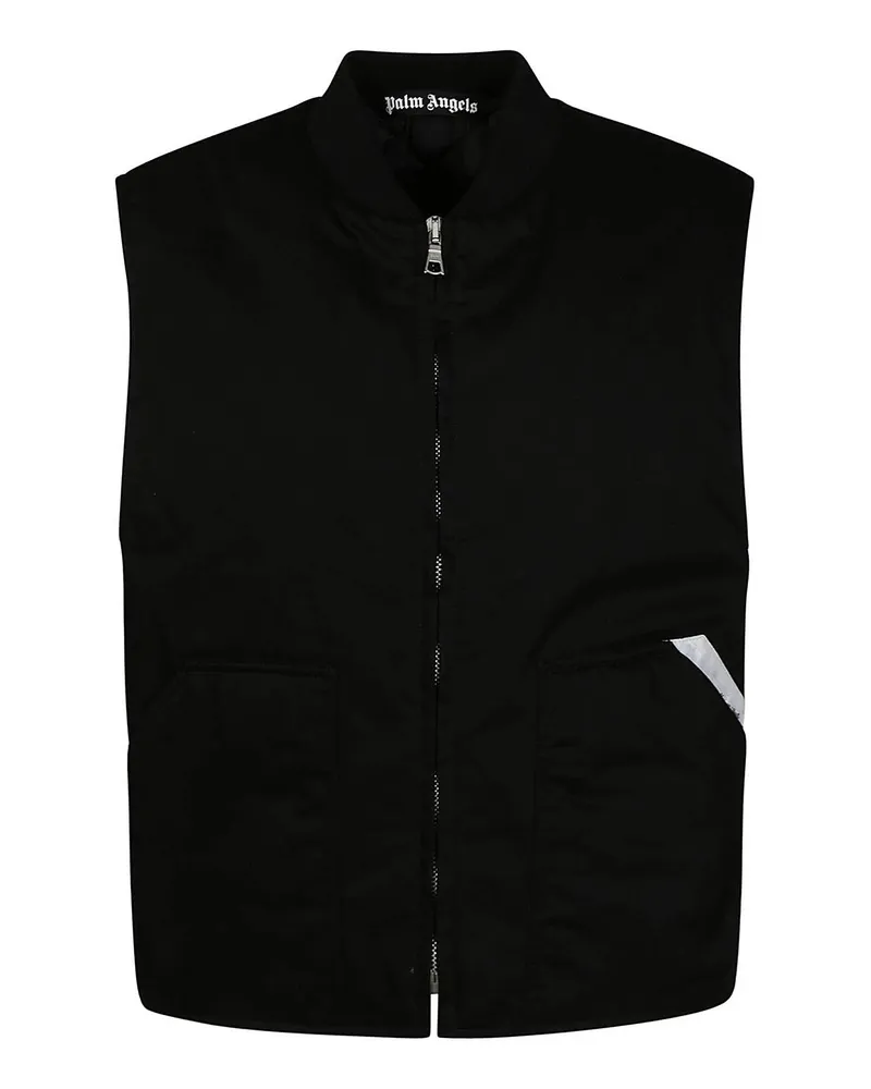 Palm Angels Weste - Schwarz Schwarz