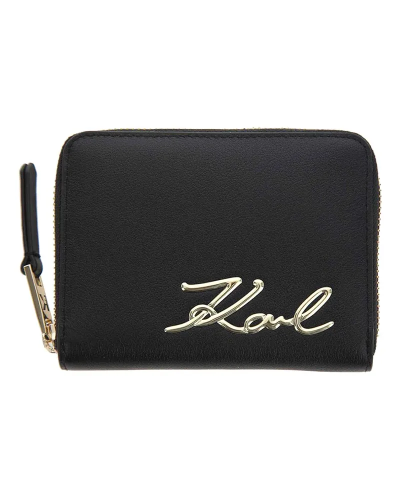 Karl Lagerfeld Portemonnaie - Schwarz Schwarz