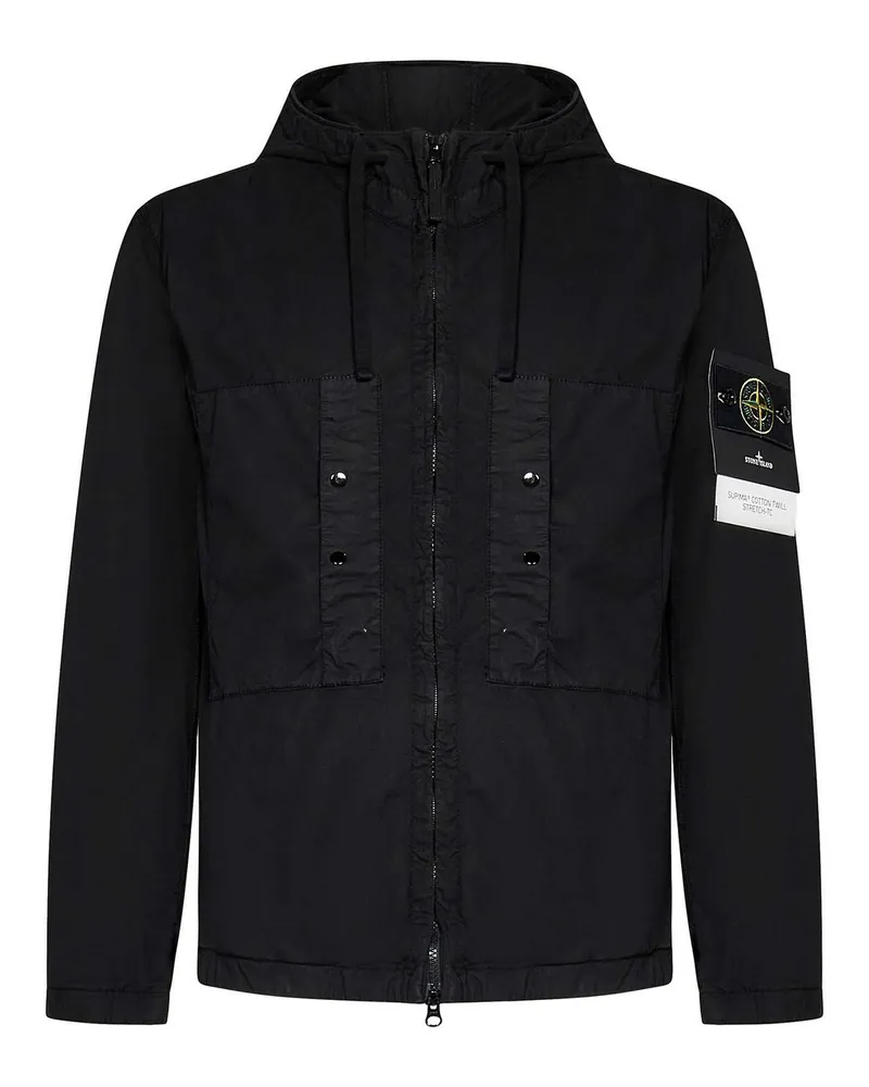 Stone Island Casualjacke - Schwarz Schwarz