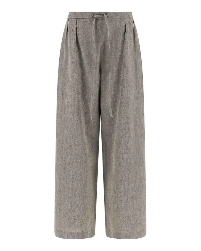 Loulou Studio Casual Hose - Grau Grau