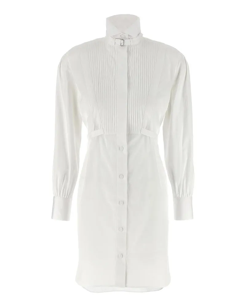 Alexander McQueen Knielanges Kleid - Weiß Weiß