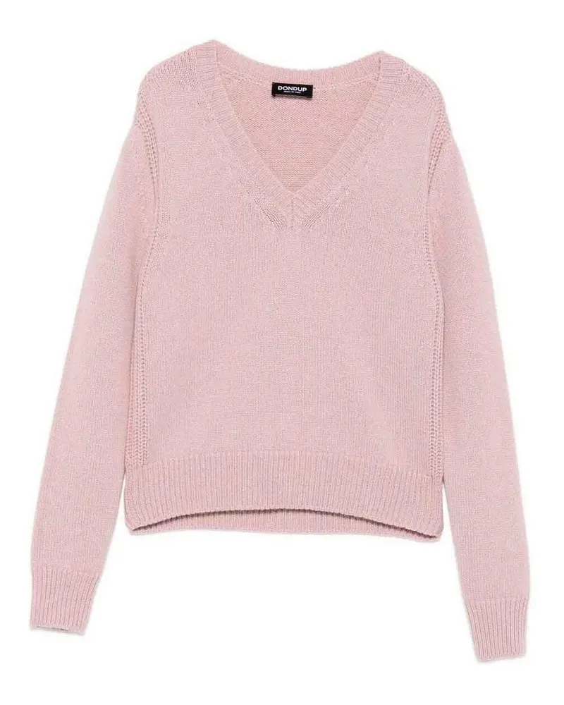 Dondup V-Pullover - Dunkelrosa Dunkelrosa