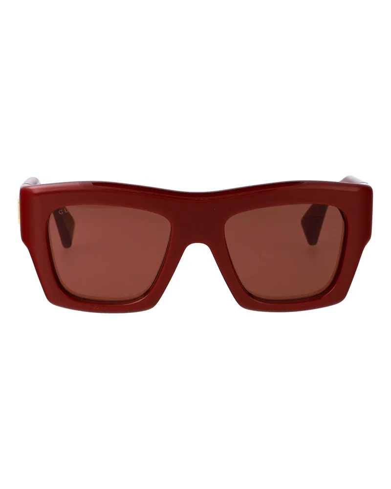 Gucci Sonnenbrille - Dunkelrot Dunkelrot