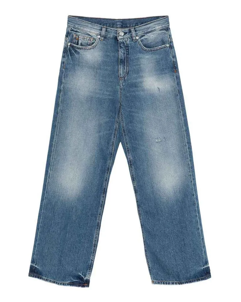nine:inthe:morning Straight Leg Jeans - Blau Blau