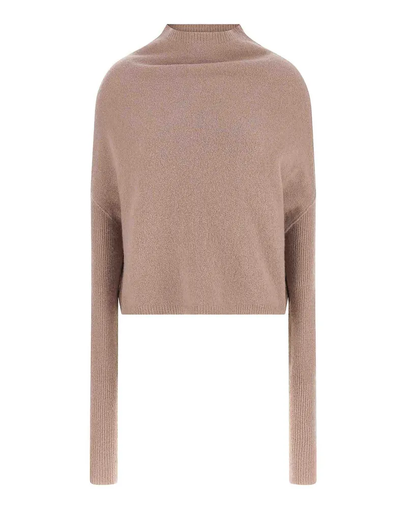 Rick Owens Rundhalspullover - Nude Nude