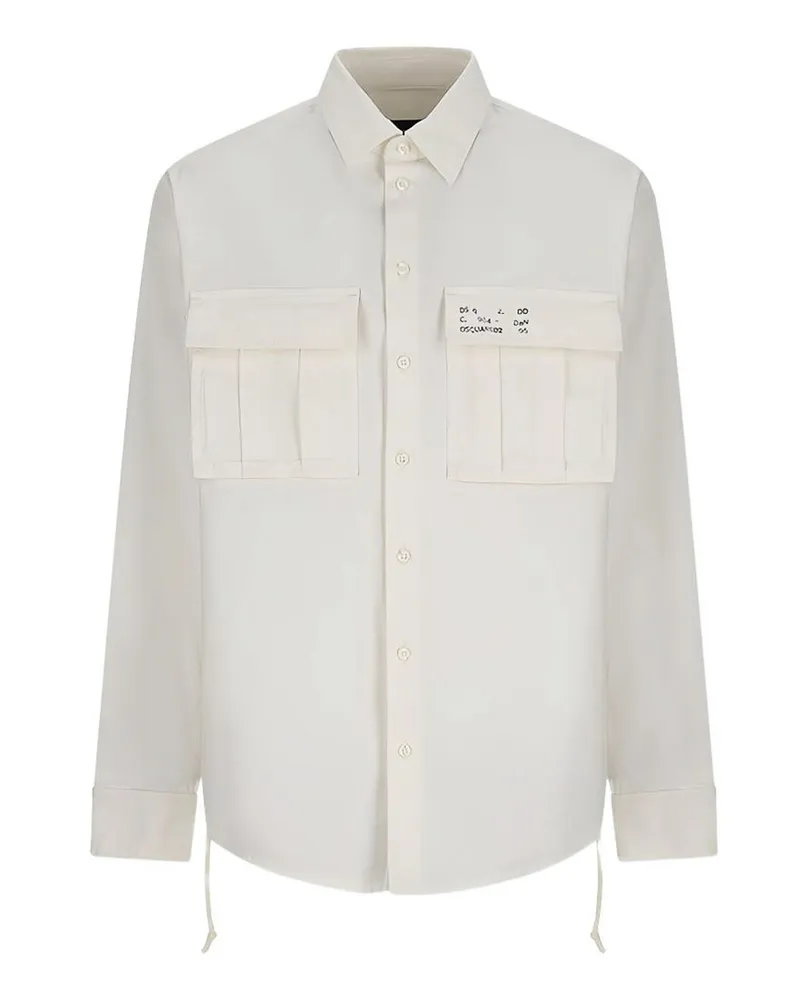 Dsquared2 Hemd - Weiß Weiß