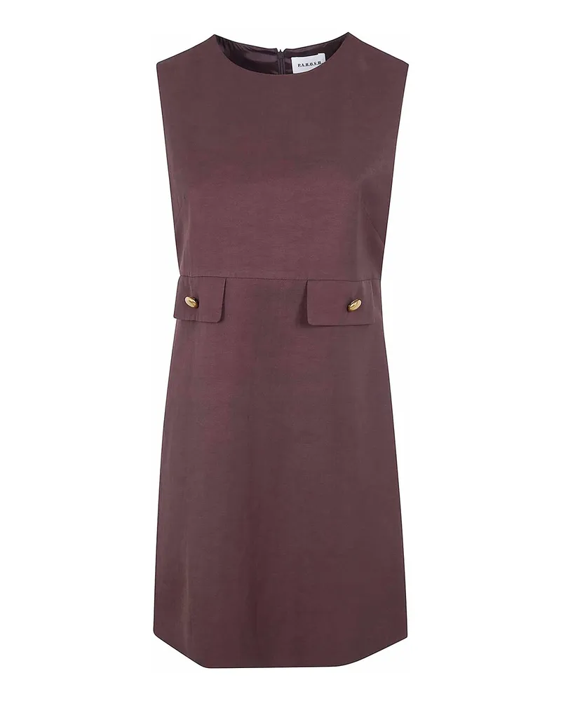 P.A.R.O.S.H. P. A.R. O.S. H. Kurzes Kleid - Braun Braun