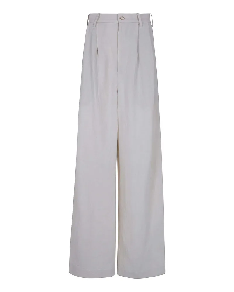 Uma Wang Casual Hose - Weiß Weiß