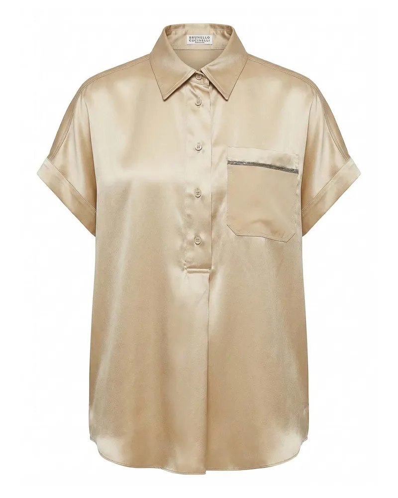 Brunello Cucinelli Bluse - Hellbeige Hellbeige