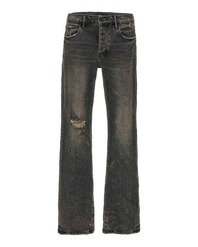 PURPLE BRAND Bootcut Jeans - Schwarz Schwarz