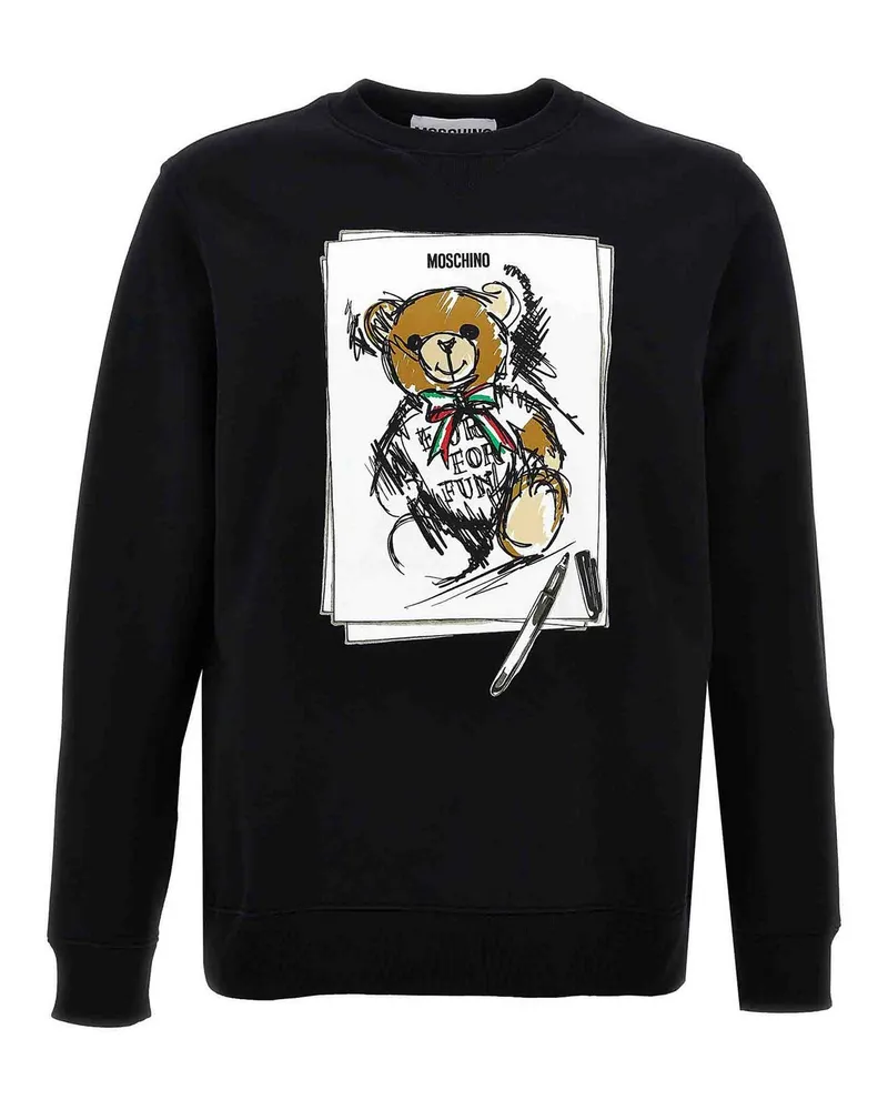 Moschino Sweatshirt - Schwarz Schwarz
