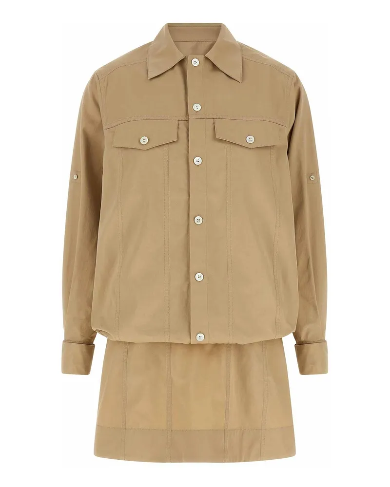 Loewe Knielanges Kleid - Beige Beige