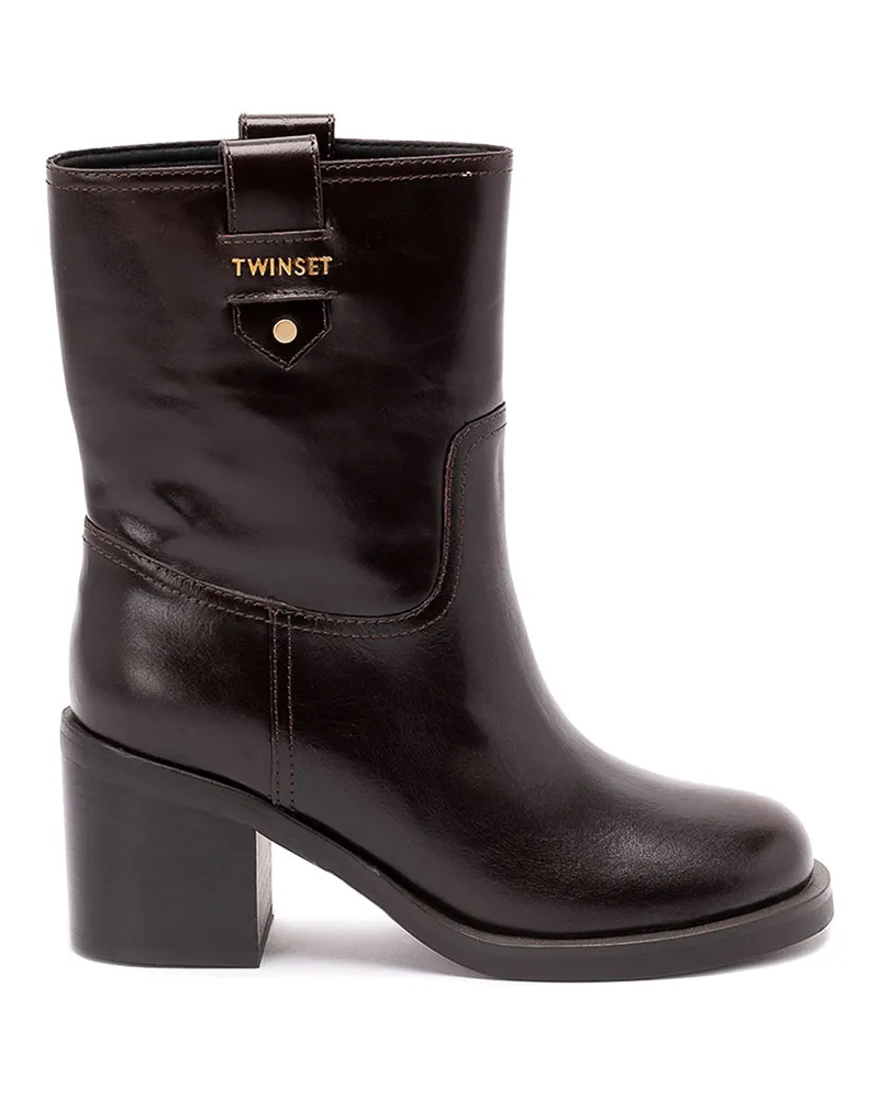 Twin-Set Stiefel - Camel Camel