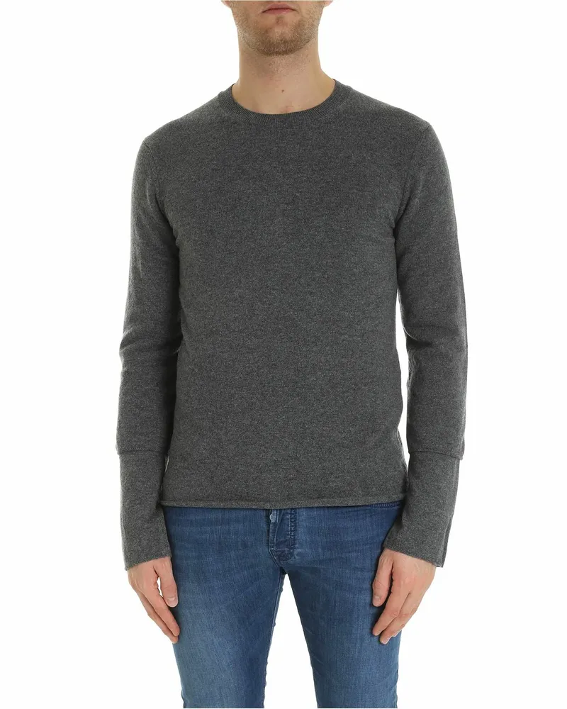 Comme des Garçons Rundhalspullover - Grau Grau