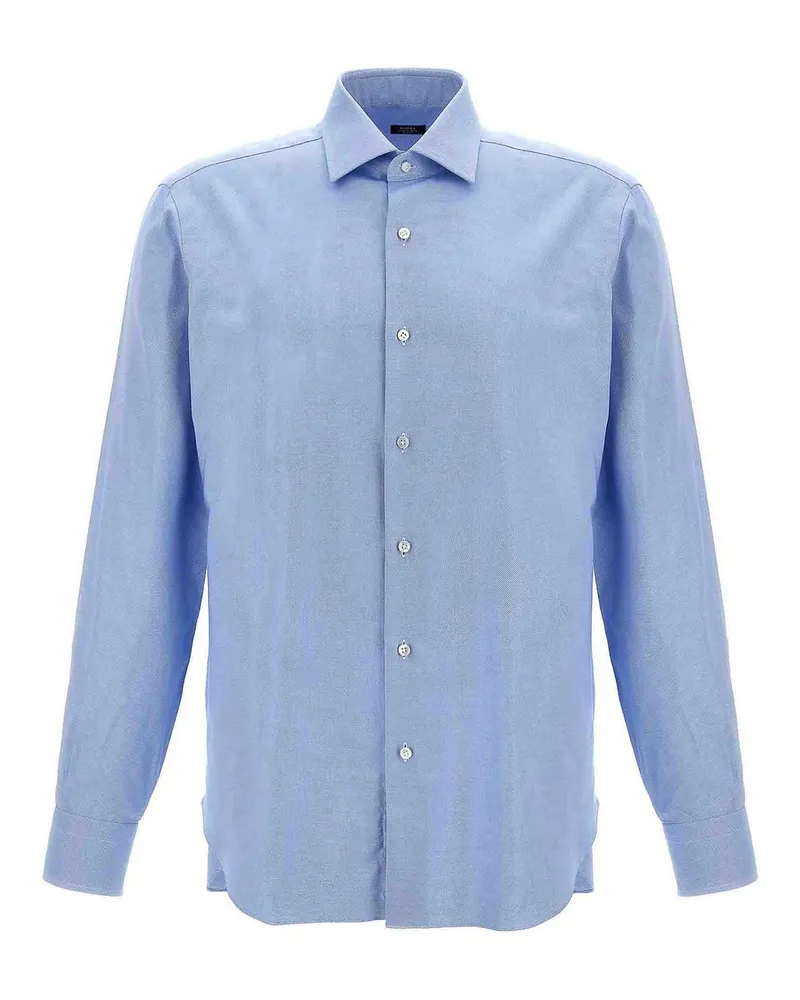BARBA Hemd - Hellblau Hellblau